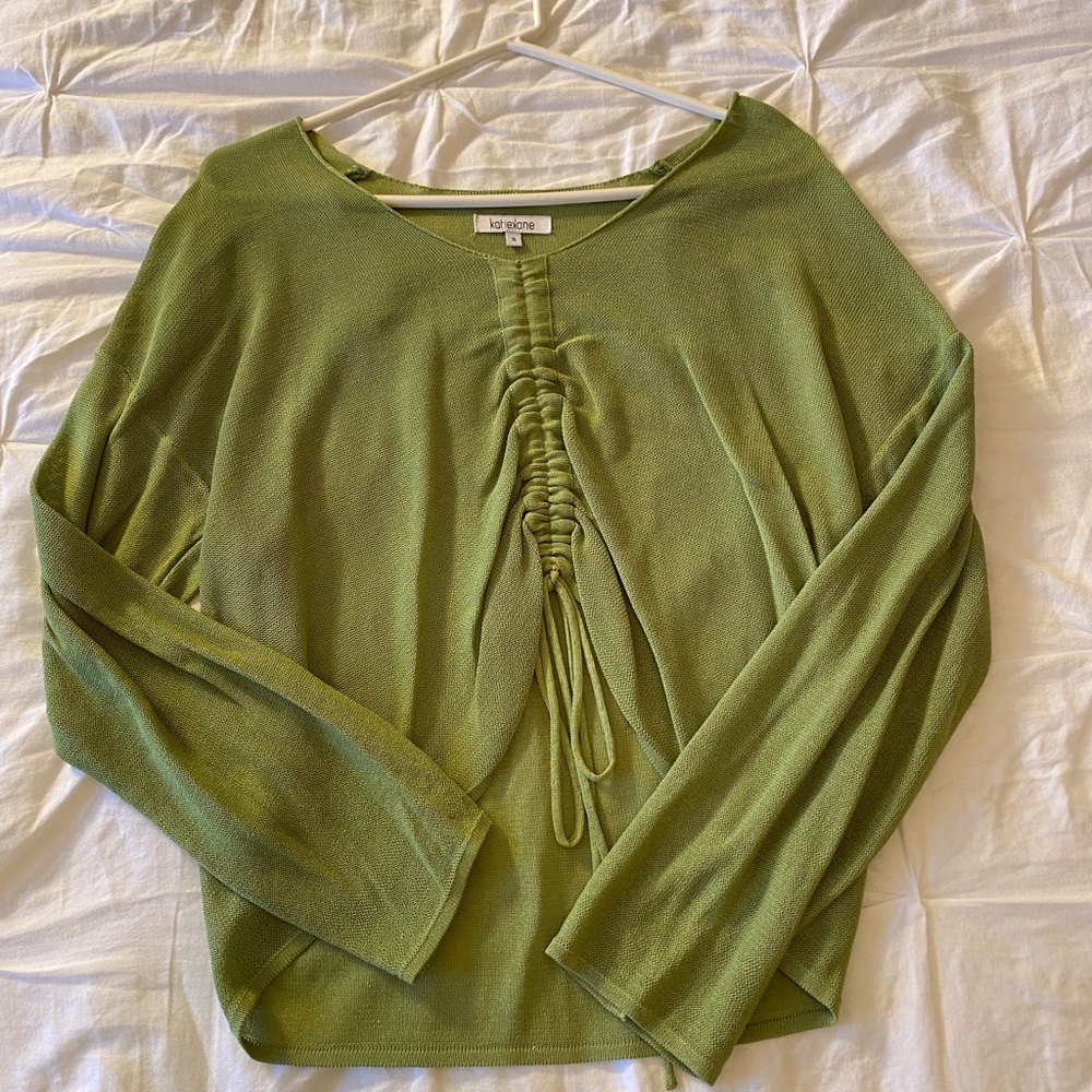 Lime green sweater